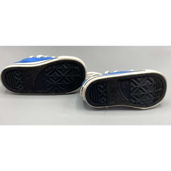 Converse Shoes Child 5 All Star Blue and Black Double Tongue Double Laces - Picture 8 of 10
